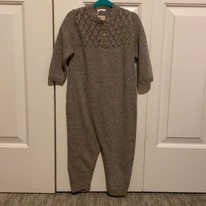 Fin + Vince antique knit play suit